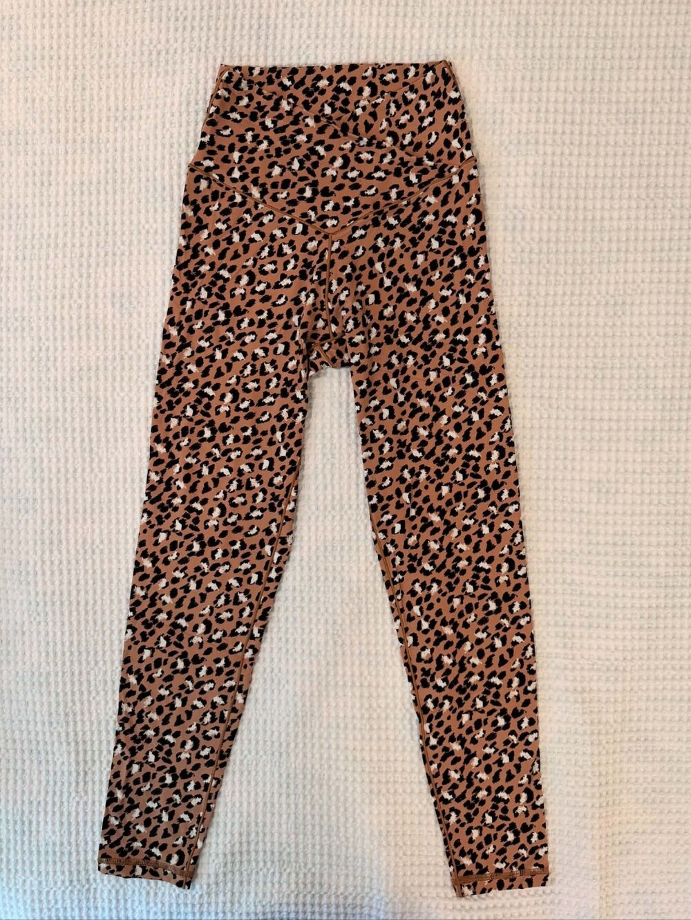 Aerie Crossover Waistband Leopard Leggings M